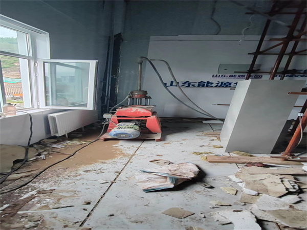 渭城地基基础下沉墙体裂缝加固注浆顶升施工